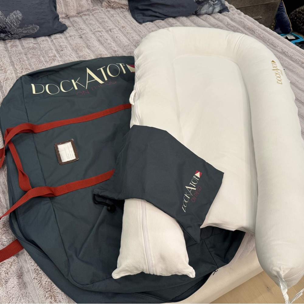 DockATot GRAND, GRAND On The Go Travel Case & On The Go Extra Cover Travel Case